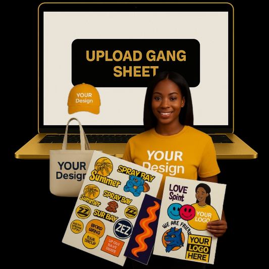 Upload DTF Gang Sheet Online