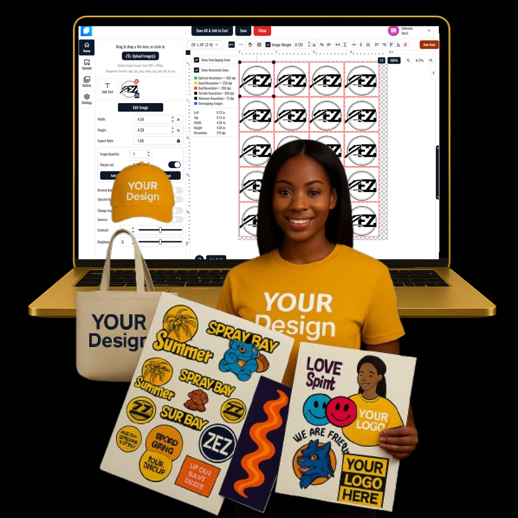DTF Gang Sheet Builder Online